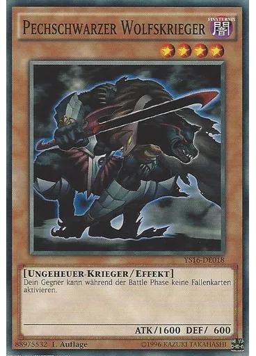 Pechschwarzer Wolfskrieger