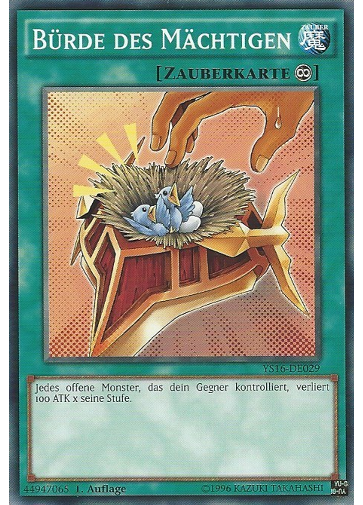Bürde des Mächtigen