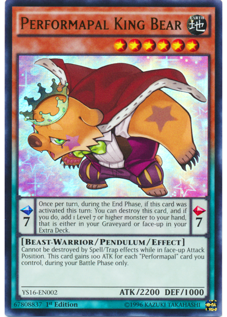 Performapal King Bear