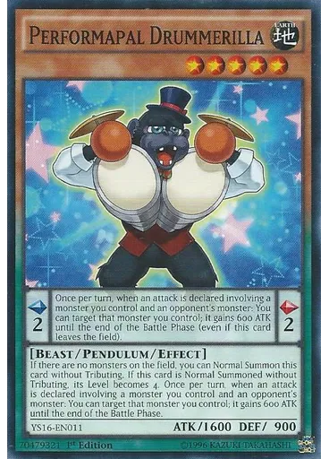 Performapal Drummerilla