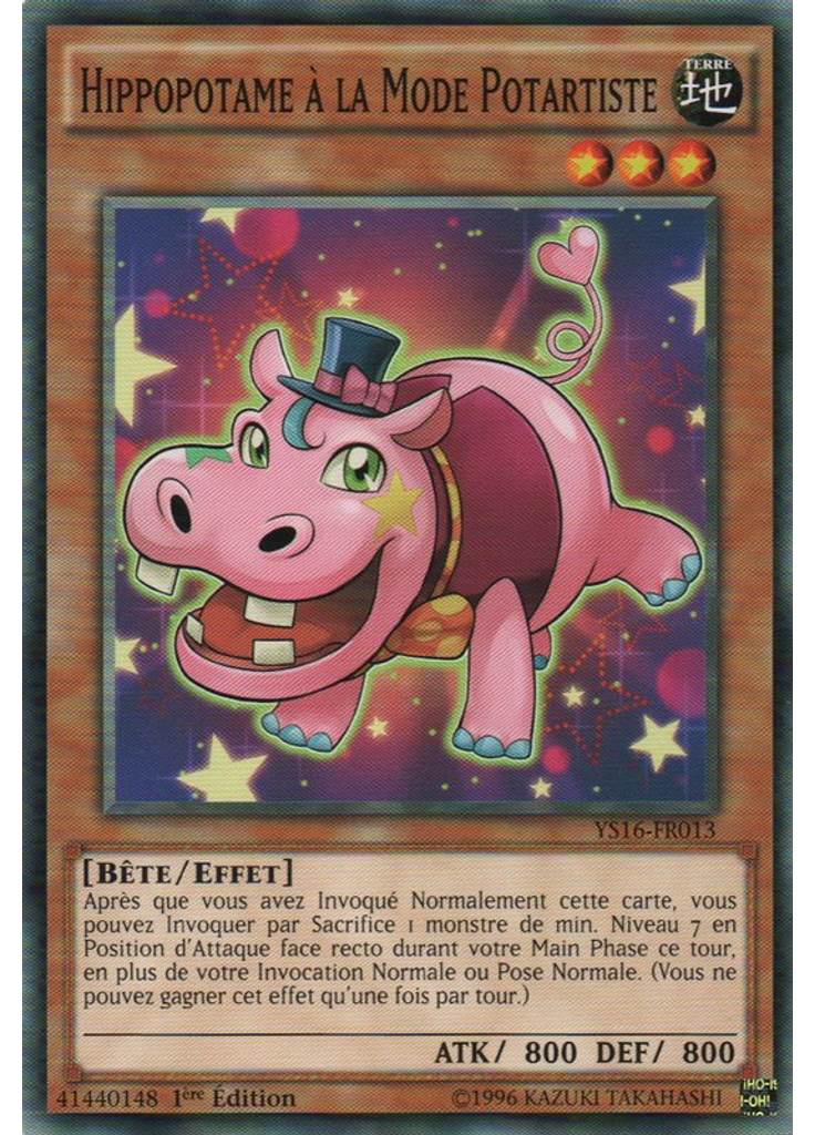 Hippopotame à la Mode Potartiste