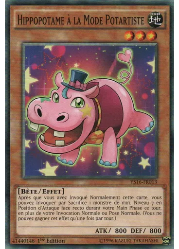 Hippopotame à la Mode Potartiste