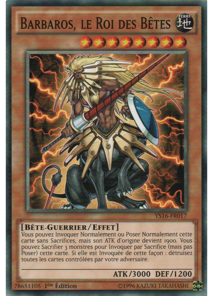 Barbaros, le Roi des Bêtes