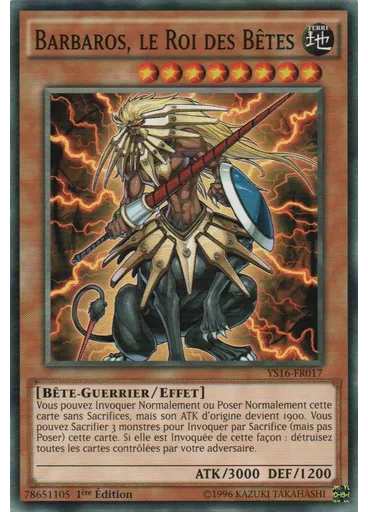 Barbaros, le Roi des Bêtes