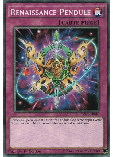 Renaissance Pendule — Deck de Démarrage - Yuya