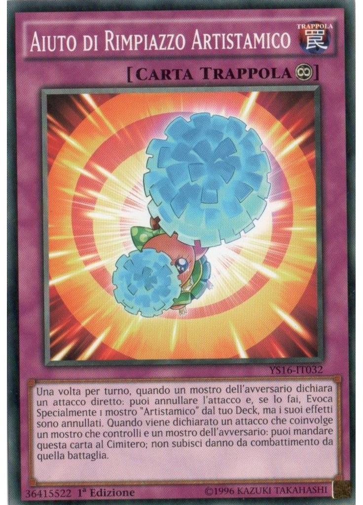 Aiuto di Rimpiazzo Artistamico