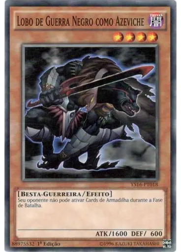 Lobo de Guerra Negro como Azeviche