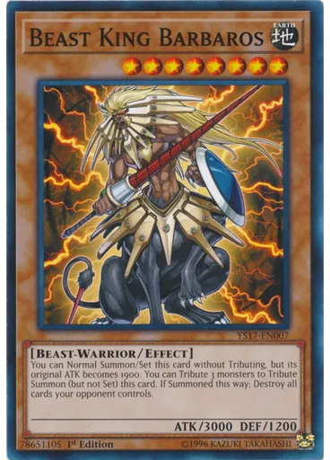 Beast King Barbaros — Starter Deck: Link Strike