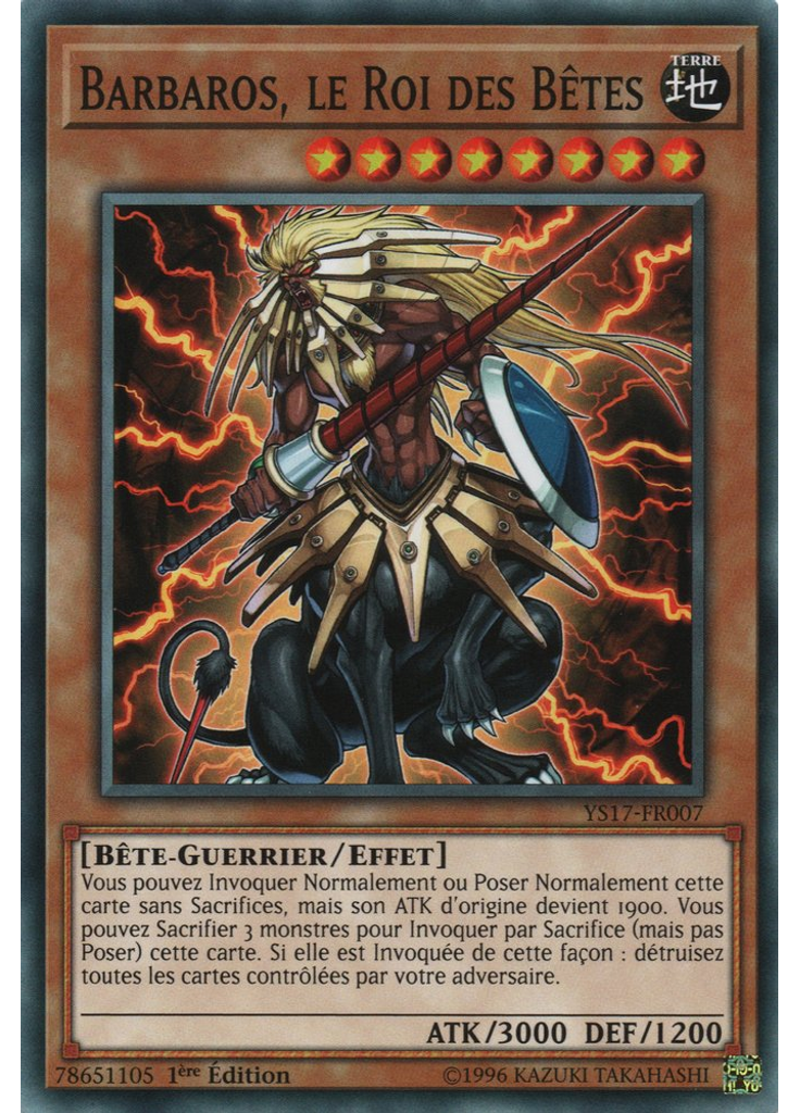 Barbaros, le Roi des Bêtes
