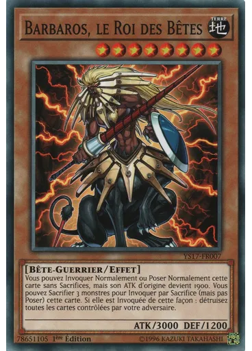 Barbaros, le Roi des Bêtes