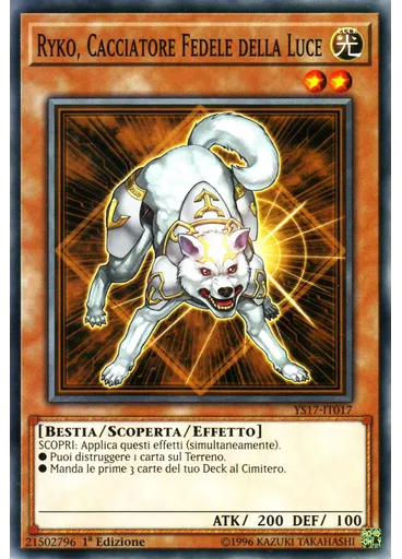 Ryko, Cacciatore Fedele della Luce