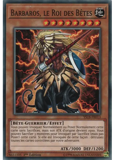 Barbaros, le Roi des Bêtes