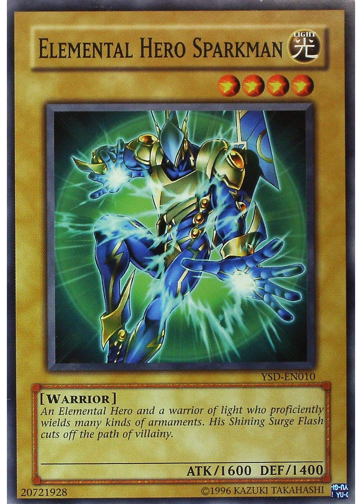 Elemental HERO Sparkman (Common Unlimited)