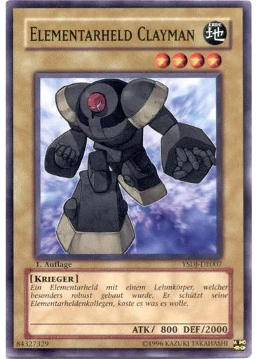 Elementar-HELD Clayman — Starter Deck: Jaden Yuki