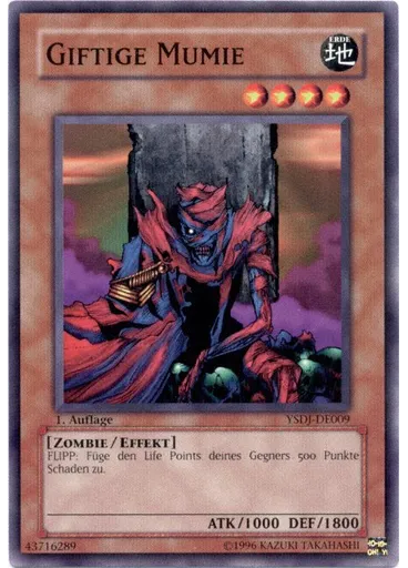 Giftige Mumie — Starter Deck: Jaden Yuki