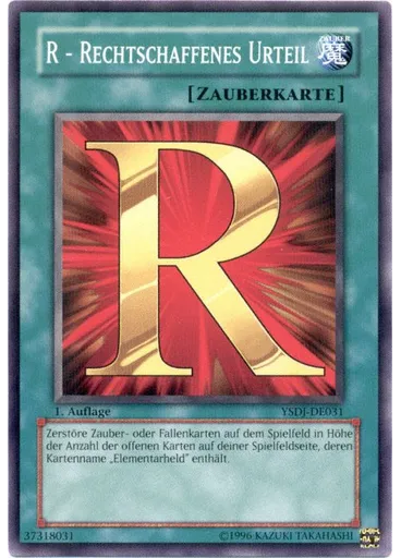 R - Rechtschaffenes Urteil
