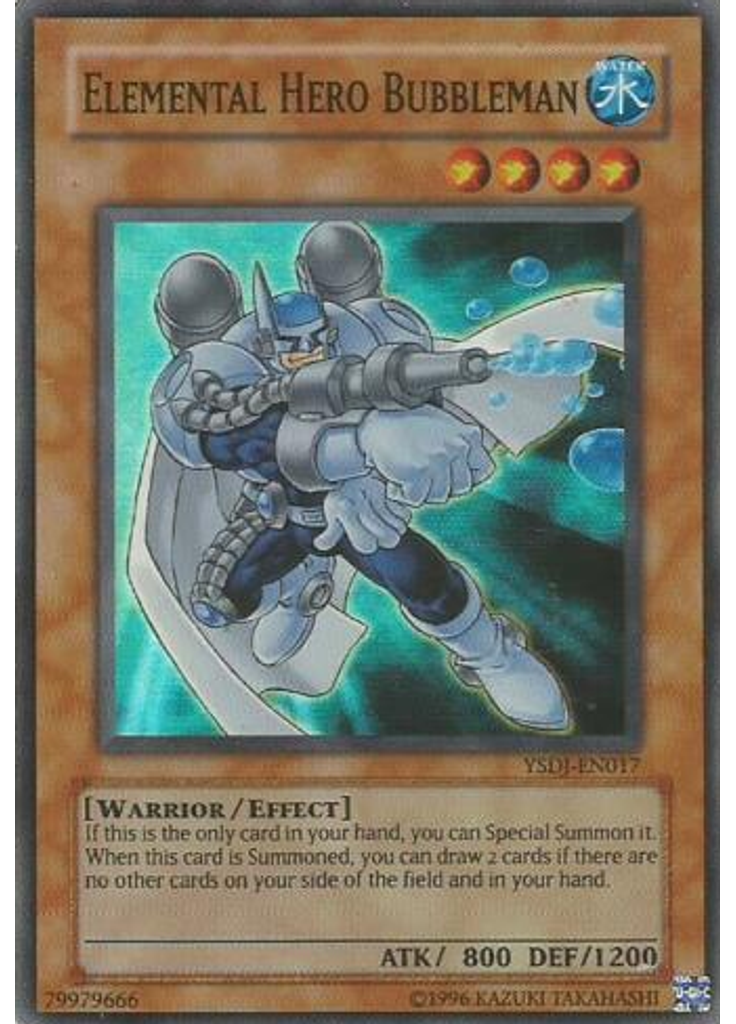 Elemental HERO Bubbleman (Super Rare Unlimited)