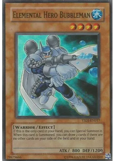 Elemental HERO Bubbleman (Super Rare Unlimited)