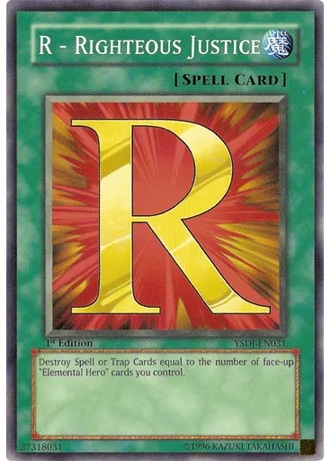 R - Righteous Justice