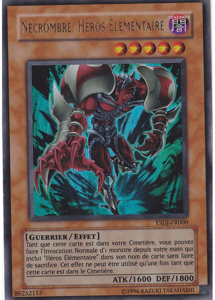 Nécrombre, HÉROS Élémentaire (Ultra Rare Unlimited)