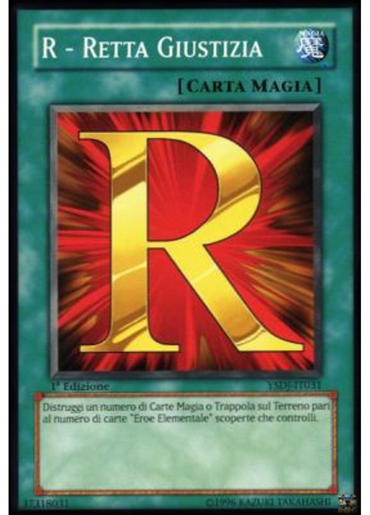 R - Retta Giustizia