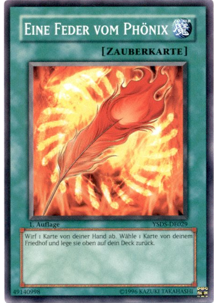 Eine Feder vom Phönix