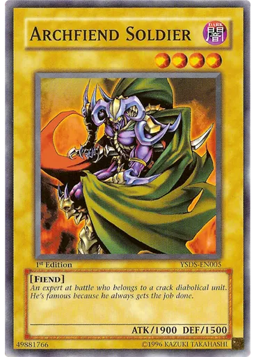 Archfiend Soldier — Starter Deck: Syrus Truesdale
