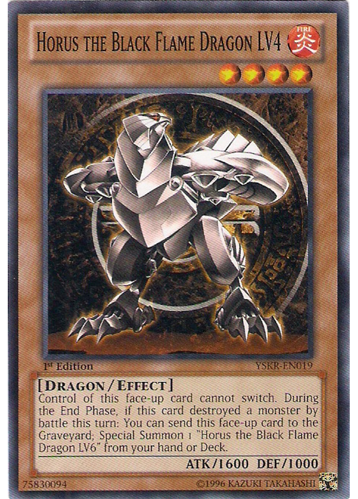 Horus the Black Flame Dragon LV4