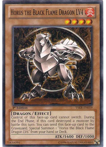 Horus the Black Flame Dragon LV4 — Starter Deck: Kaiba Reloaded