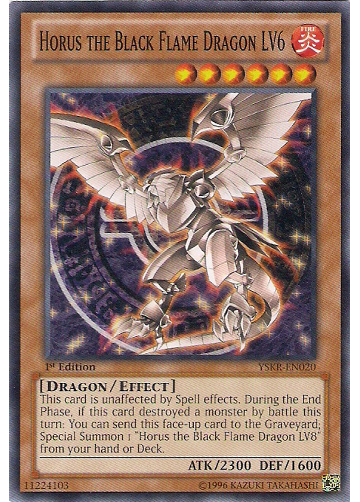 Horus the Black Flame Dragon LV6