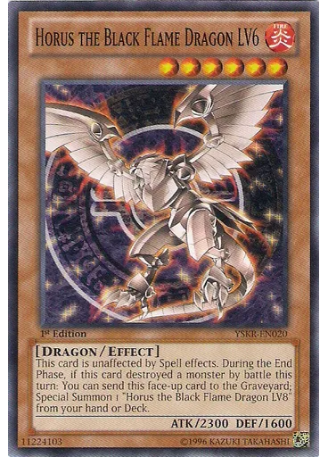 Horus the Black Flame Dragon LV6