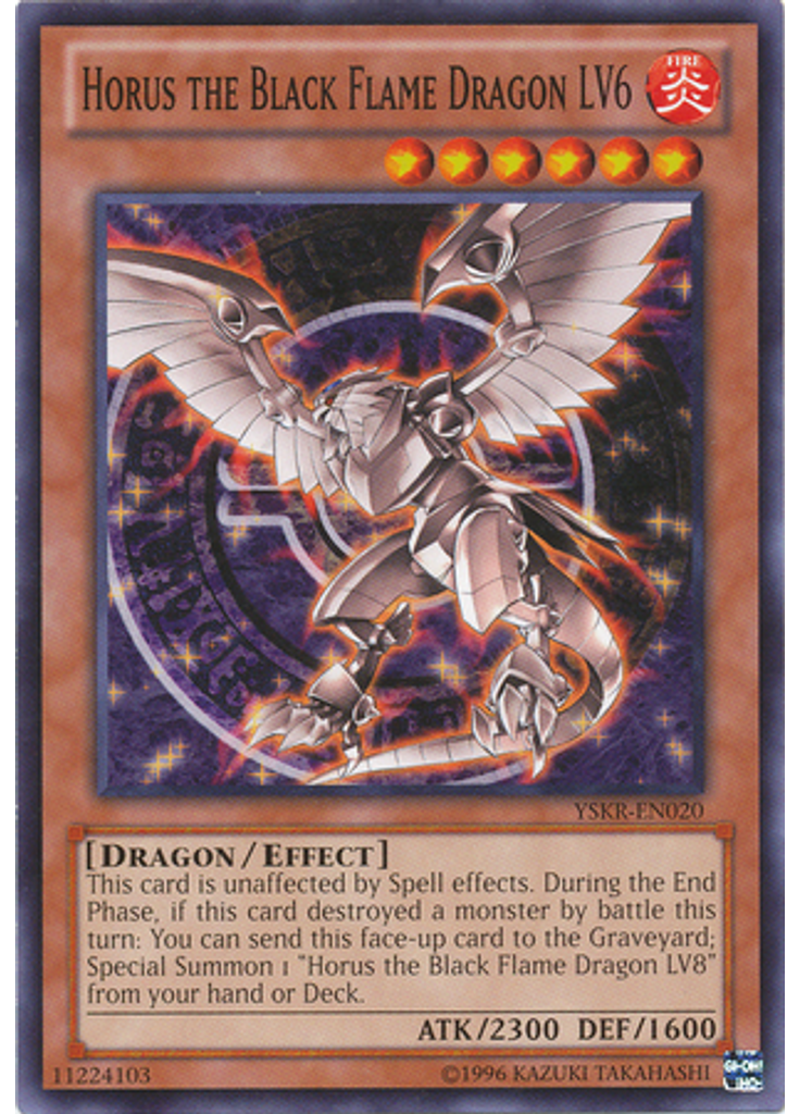 Horus the Black Flame Dragon LV6 (Common Unlimited)