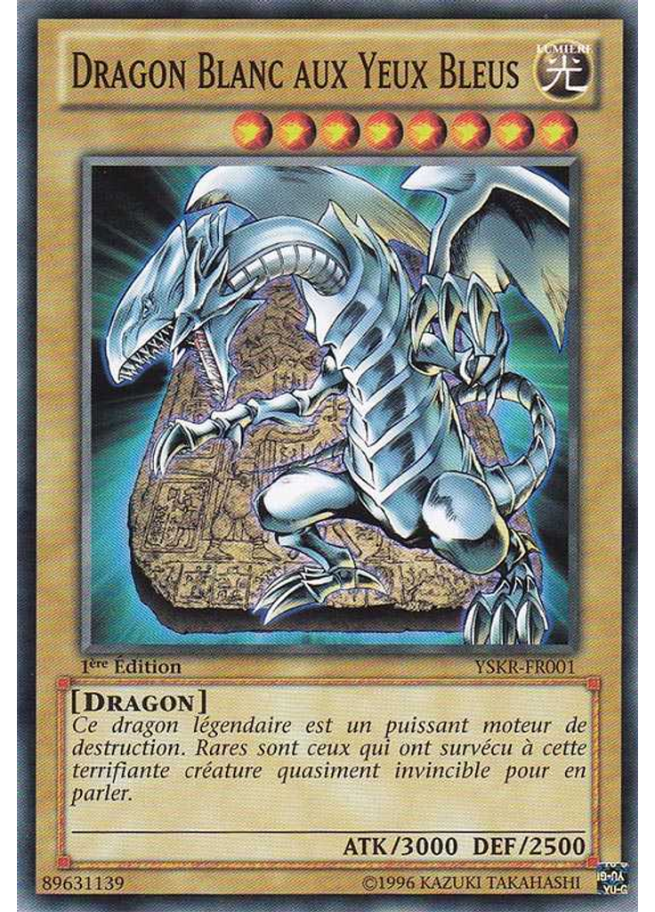 Dragon Blanc aux Yeux Bleus