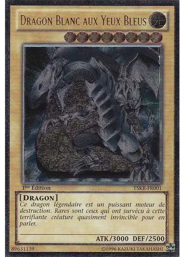 Dragon Blanc aux Yeux Bleus (Ultimate Rare 1st Edition)
