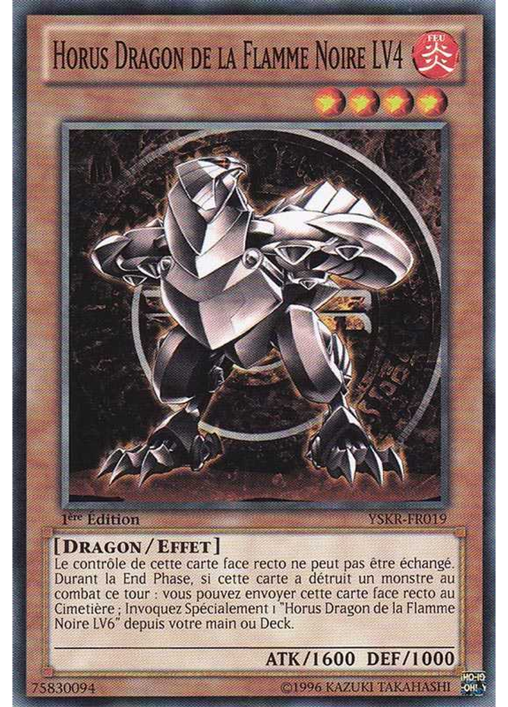 Horus Dragon de la Flamme Noire LV4