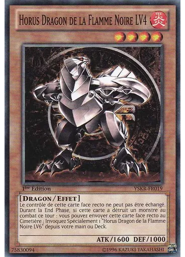 Horus Dragon de la Flamme Noire LV4