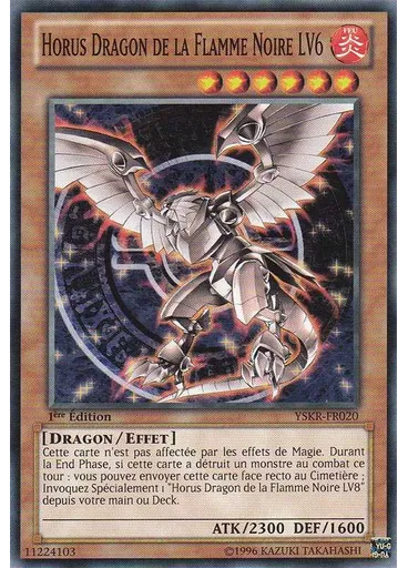 Horus Dragon de la Flamme Noire LV6
