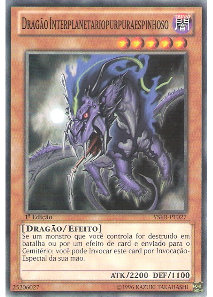 Dragão Interplanetariopurpuraespinhoso