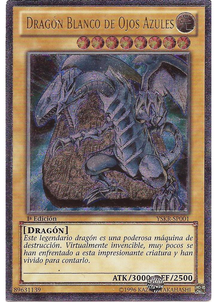 Dragón Blanco de Ojos Azules (Ultimate Rare 1st Edition)
