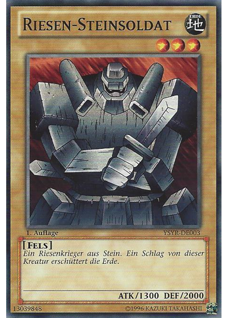 Riesen-Steinsoldat