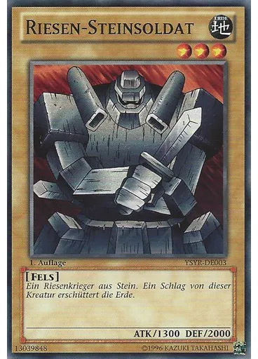Riesen-Steinsoldat