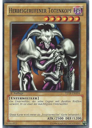 Herbeigerufener Totenkopf