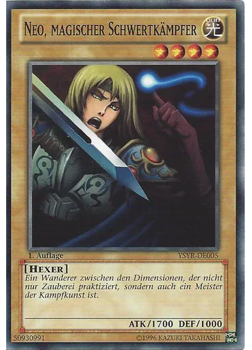 Neo, magischer Schwertkämpfer