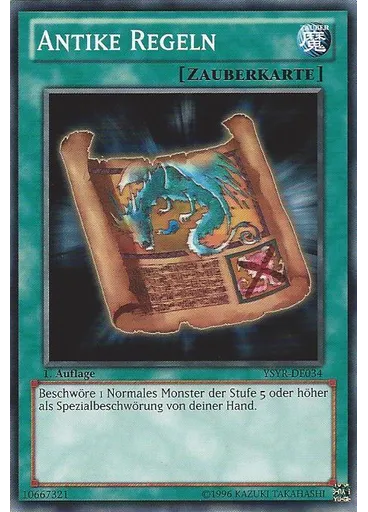 Antike Regeln