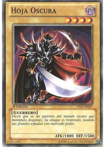 Hoja Oscura — La Baraja de Principiante Yugi - Vuelve