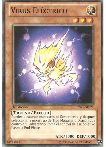 Virus Eléctrico — La Baraja de Principiante Yugi - Vuelve