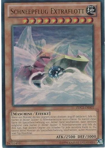 Schneepflug Extraflott — Yu-Gi-Oh! ZEXAL World Duel Carnival Pakete