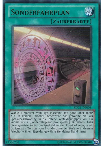 Sonderfahrplan — Yu-Gi-Oh! ZEXAL World Duel Carnival Pakete