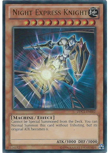Night Express Knight — Yu-Gi-Oh! ZEXAL World Duel Carnival Promotional Cards