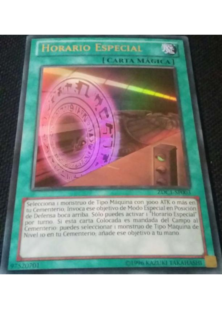 Horario Especial